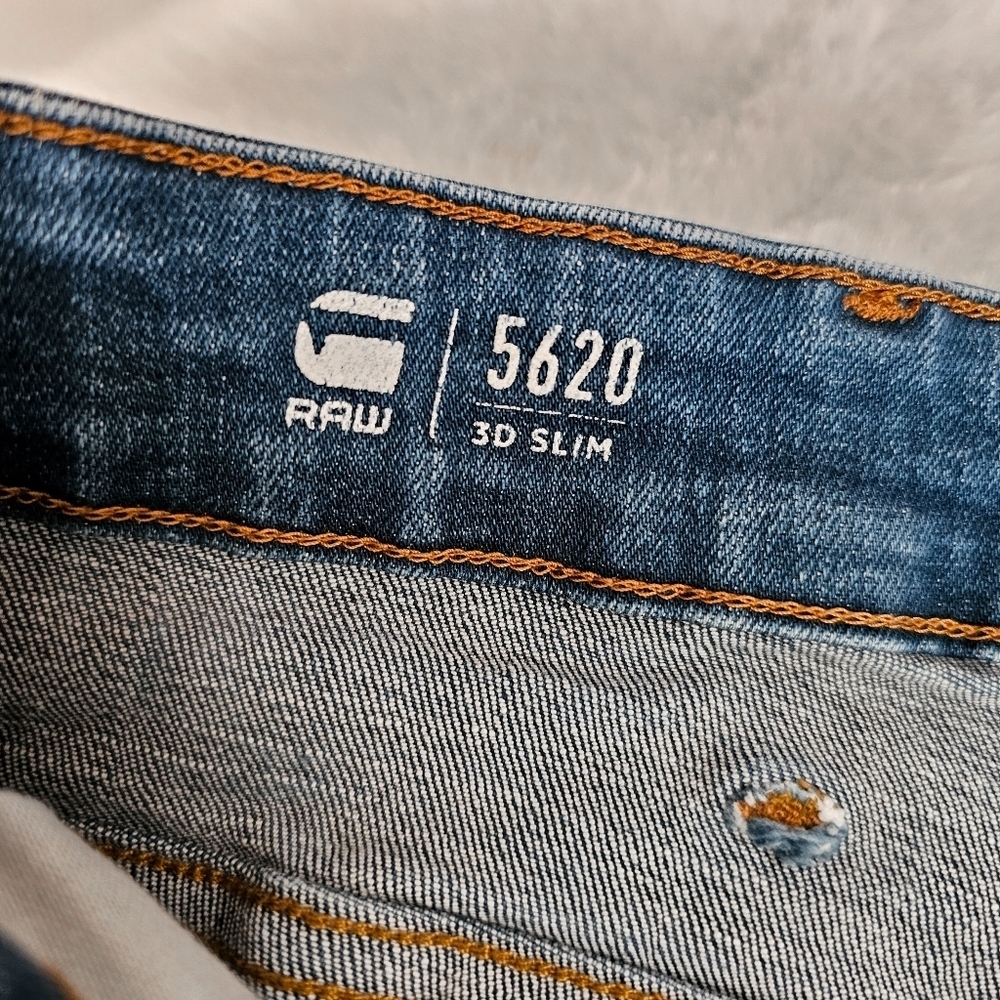G-Star Raw Elwood 5620 3D Slim Jeans Size W33 L30 - Picture 9 of 13